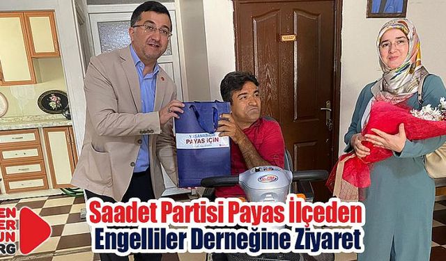 Saadet Partisinden Engelliler Derneğine Ziyaret