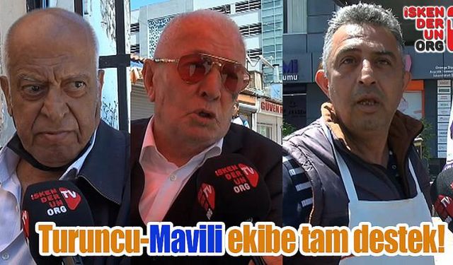 İskenderunludan Turuncu-Mavili ekibe tam destek!