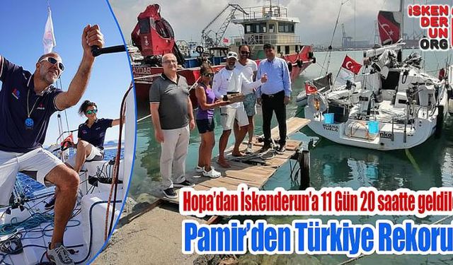 Tolga Pamir Hoba-İskenderun arası rekoru tazeledi…