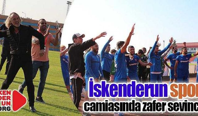 İskenderun spor camiasında zafer sevinci…