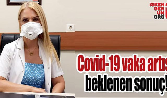 Covid-19 Vakalarının artışı beklenen sonuç!