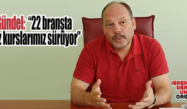 İlçe Gençliğin 22 branşta yaz kursu sürüyor…