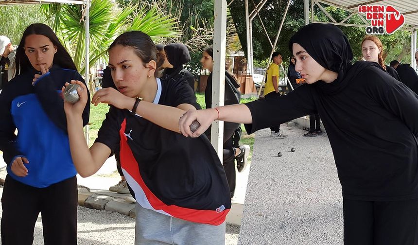 Bocce Hatay İl Seçmeleri İskenderun’da yapıldı…