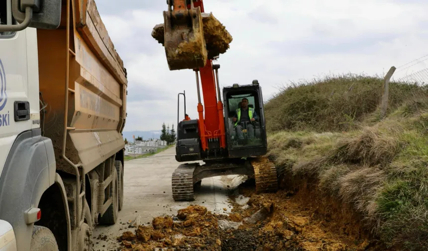 Samsun'da Derecik Mezarlığı çalışmalar başladı