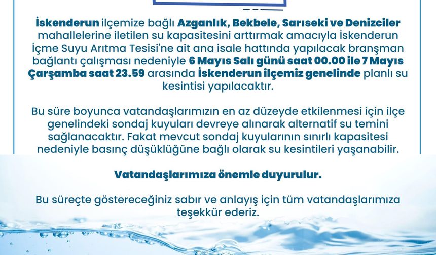 Su Kesintisi