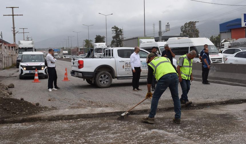 ‘Yerinde Çözüm' ekibinden soruna hızlı müdahale…