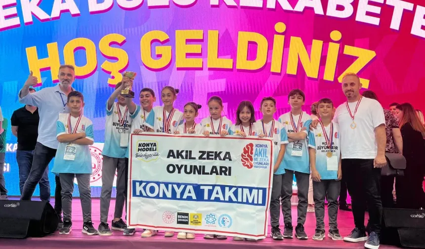 Konyalı öğrencilerden 'Akıl ve Zeka' dolu başarı