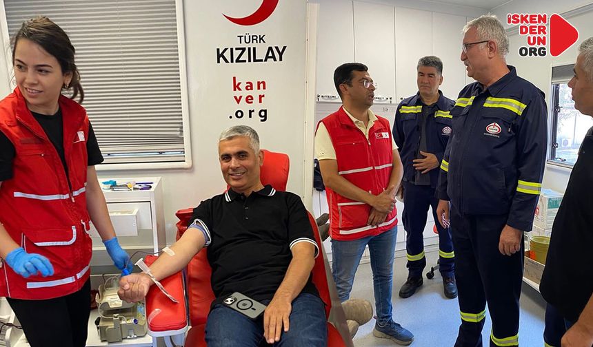İsdemir'de Çelik işçisinden Kan Bağışına Destek...