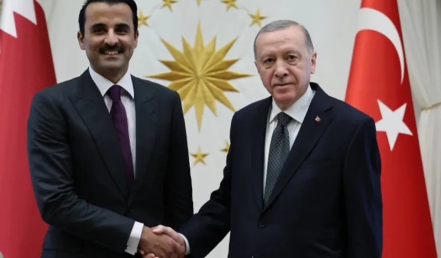 Cumhurbaşkanı Erdoğan, Katar Emiri Al Sani ile görüştü