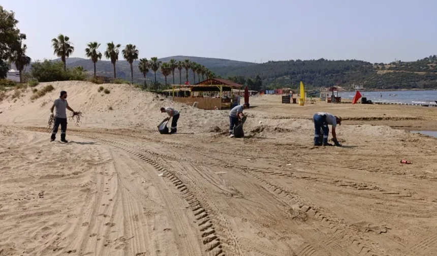 Efes Selçuk’ta bayram sonrası temizlik seferberliği