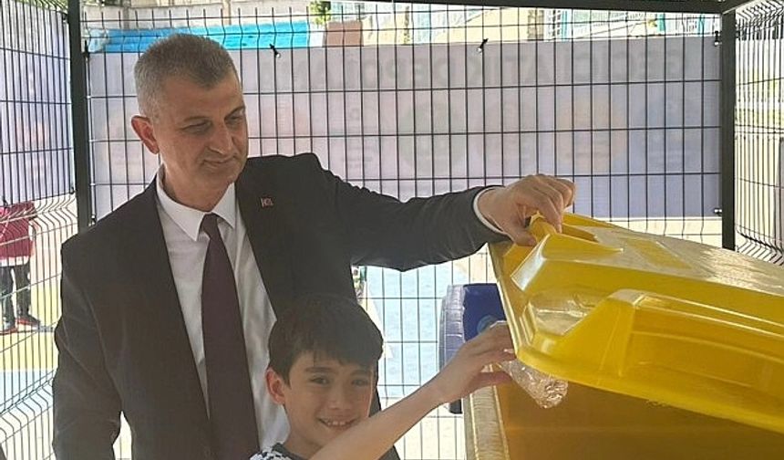 Gölcük Belediyesi'nden öğrencilere sıfır atık eğitim sahası