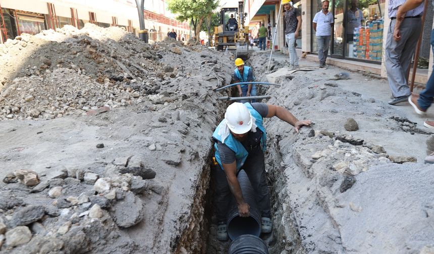 Ayakkabıcılar Çarşısı’nın Altyapısı Yeniledi