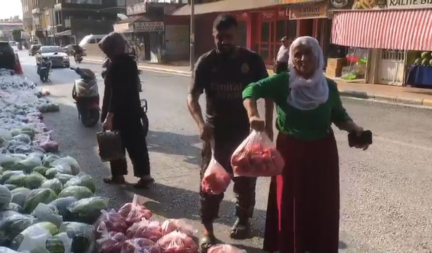 Erzin’de esnaftan sosyal dayanışma…