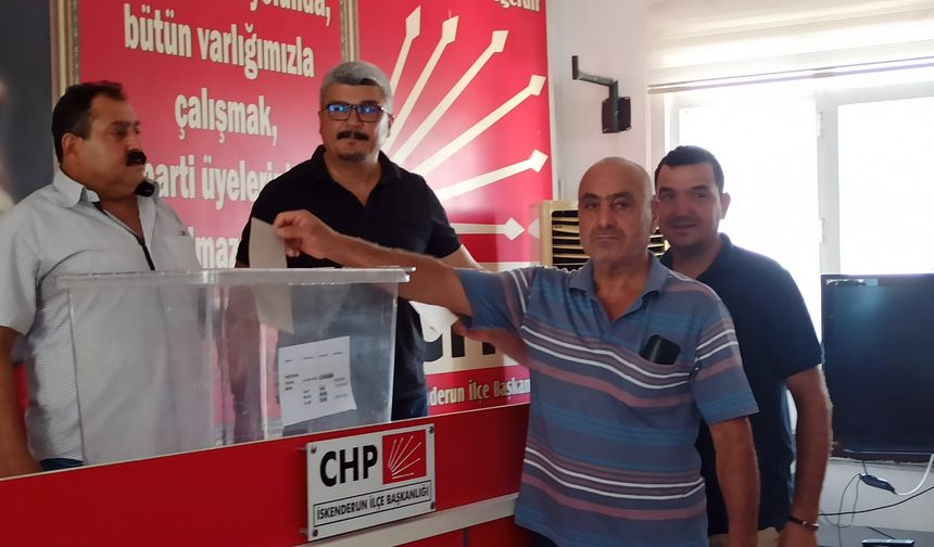 CHP İskenderun’da Delege Seçimleri Başladı
