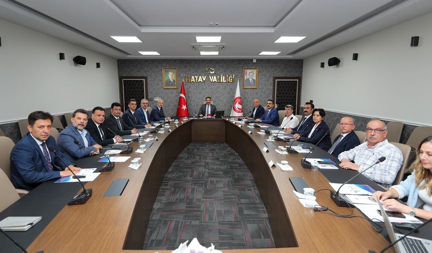 Hatay’da İl İstihdam ve Mesleki Eğitim Kurulu toplandı…