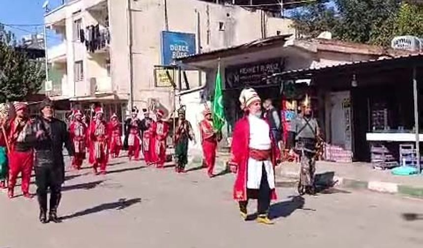 Mehteran eşliğinde amatör spor haftası kutlamaları…