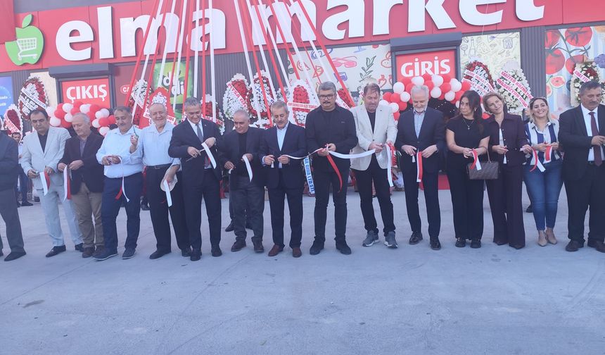Elma Market 3. Şubesini Belen’de Hizmete Açtı
