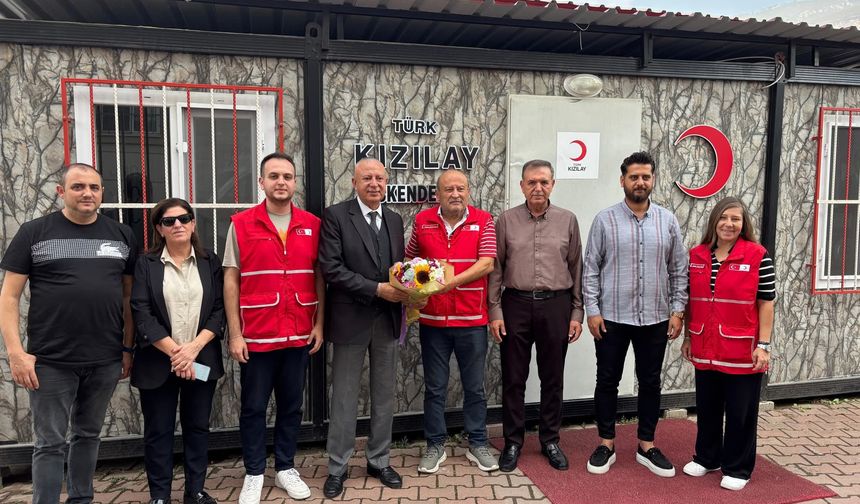 Çelik’ten Kızılay’a Ziyaret