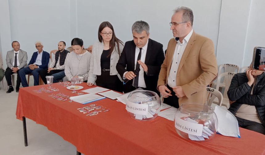 Erzin Küçük Sanayi Sitesi’nde Kuralar Çekildi