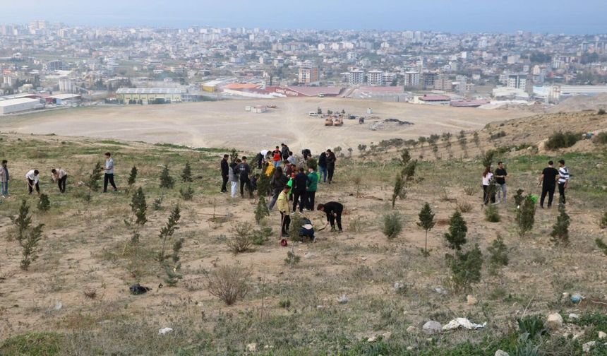 İSTE'li Yüksekokulu Yerleşkesinde fidan dikti…