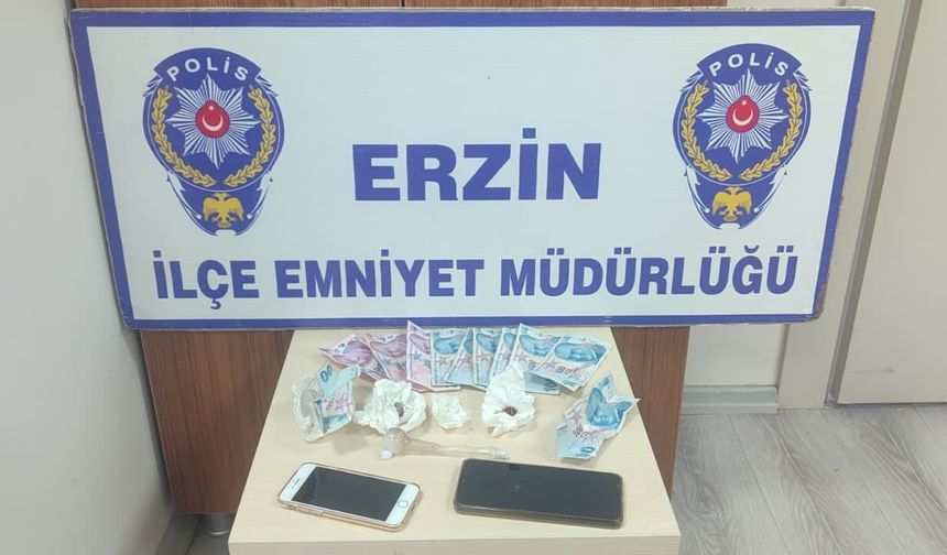Erzin’de uyuşturucu operasyonu…
