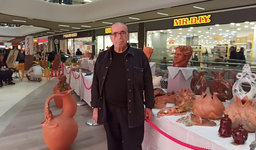 Selahattin Deniz AVM ziyaretçileriyle Sanatı Buluşturdu…