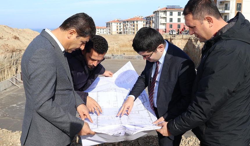 Kaymakam Eroğlu Eğitim Yatırımlarını İnceledi