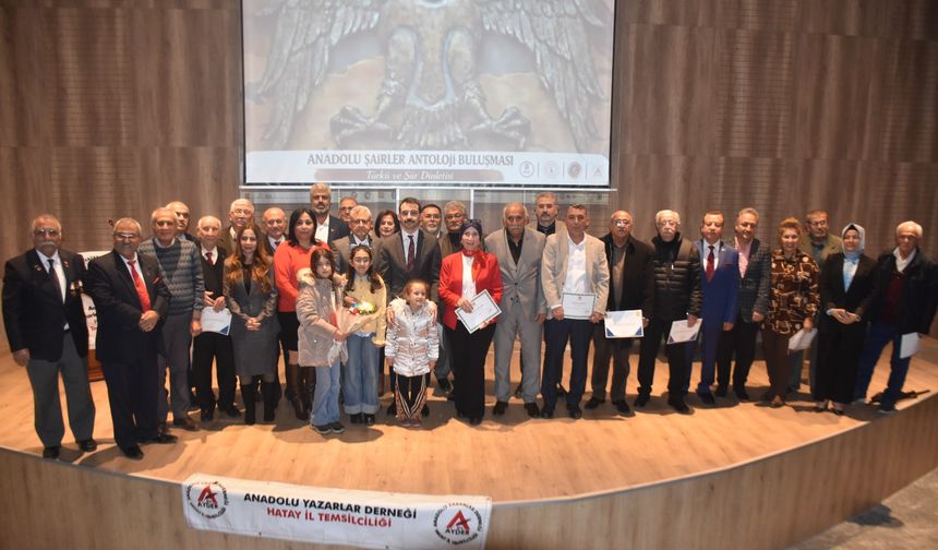 Anadolu Şairler Antolojisi Belen’de Şiirseverlerle Buluştu