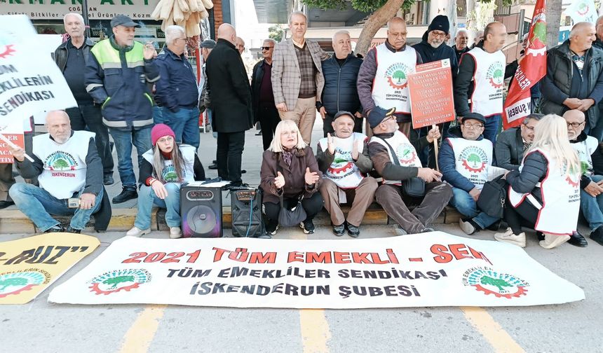 Emeklilerin Eylemleri Büyüyor