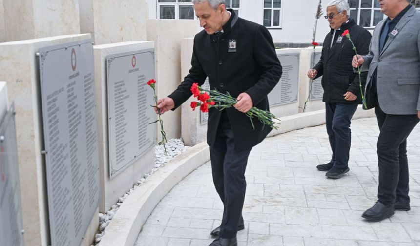 MKÜ Deprem Şehitlerini Andı