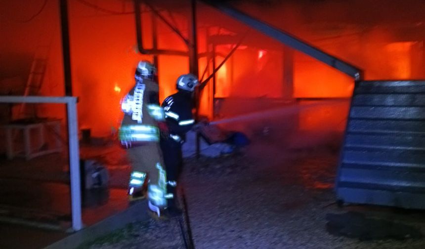 Konteyner Yangınına Müdahale