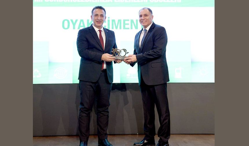 OYAK Çimento’ya “Sürdürülebilirlik Liderleri” Ödülü
