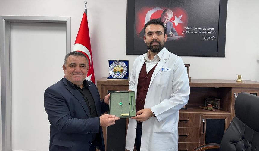 ARİAD Başkanı Ağır'dan Başhekim Kanar'a Ziyaret