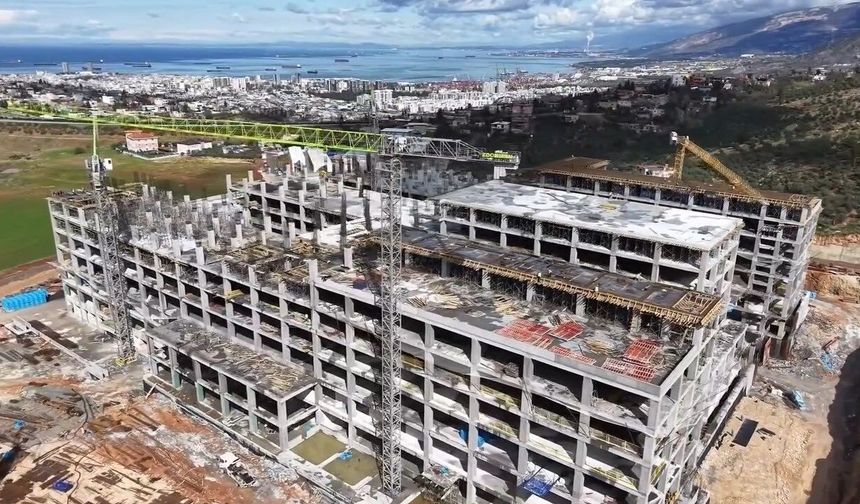 İskenderun’da 600 Yataklı hastane yükseliyor