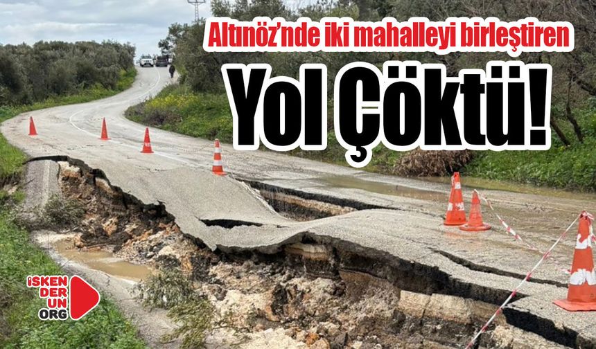 Önlem amaçlı yol trafiğe kapatıldı!