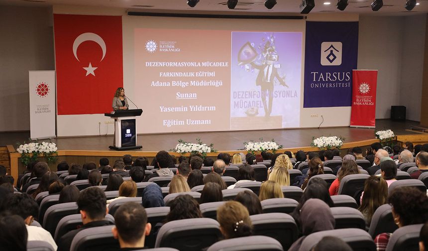 Tarsus Üniversitesi’nde Dezenformasyonla Mücadele Eğitimi