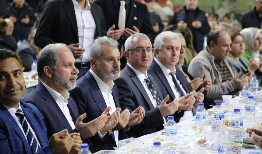 İftarda Birlik ve Yeniden İmar Vurgusu