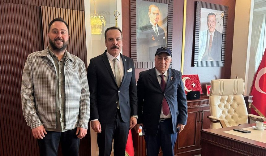 Kaymakam, Başaran ve Coşkuner'i konuk etti