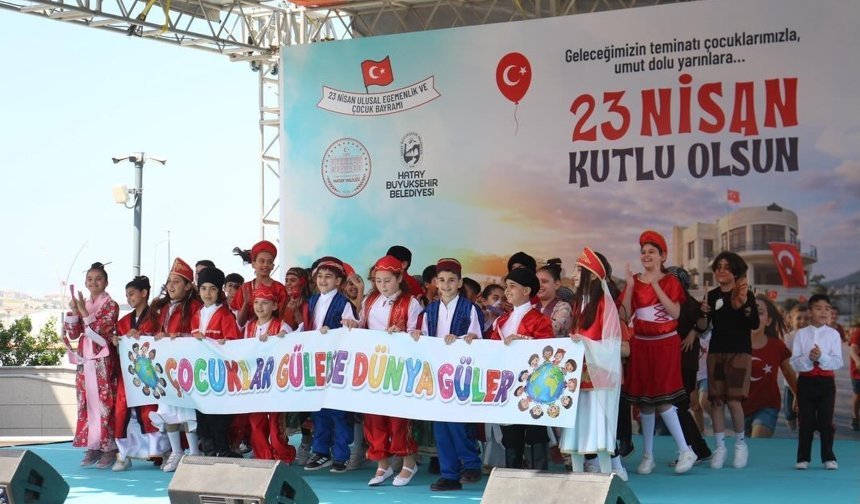 Arsuz EXPO Alanında 23 Nisan Coşkusu