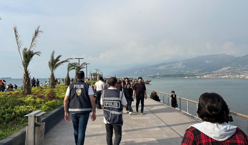 İskenderun Sahilinde Güvenlik Artırıldı…