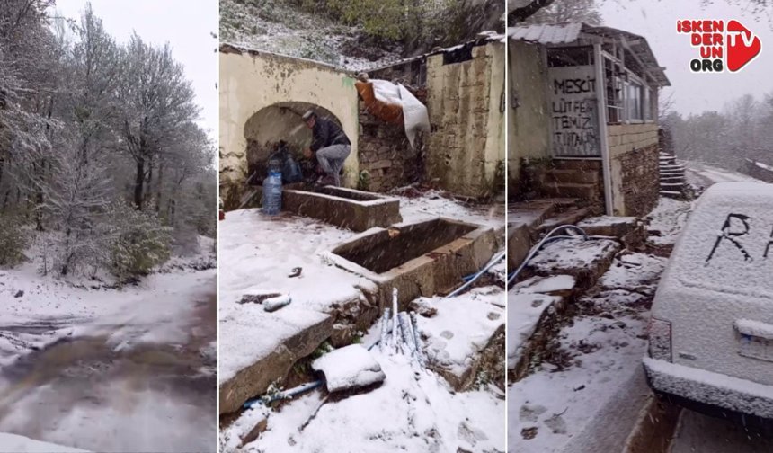 Amanoslar’da Mayıs Ayında Kar Sürprizi
