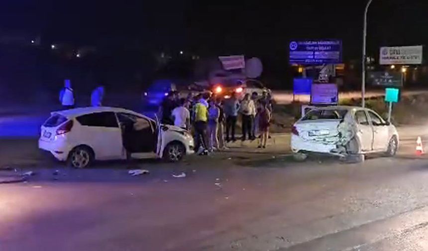Arsuz-İskenderun Yolundaki Kaza Kamerada