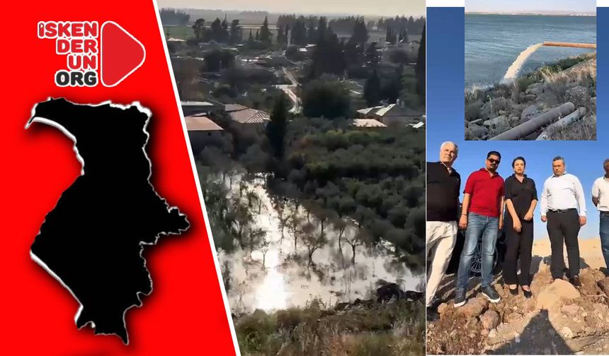 Reyhanlı Barajı'ndaki Sızıntıya Dikkat Çekti!