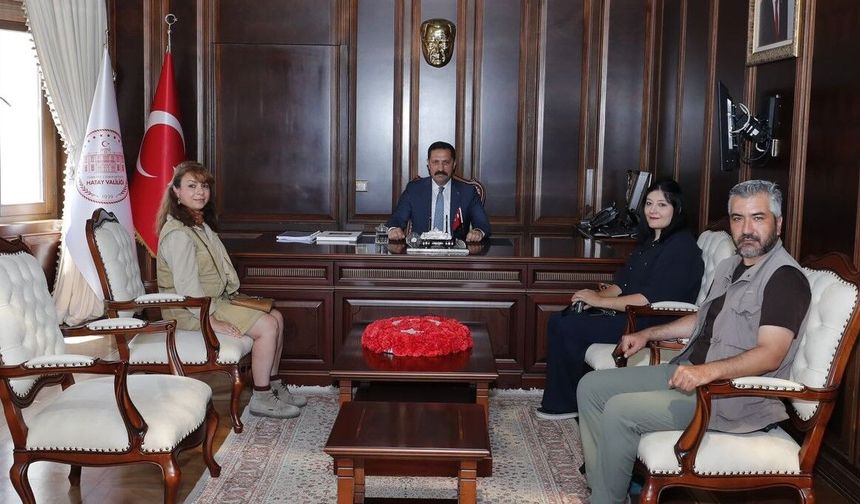 Hatay Valisi, İssos Kazı Heyetini Ağırladı