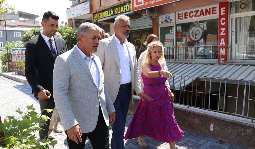 Öntürk, Defne’de Çalışmaları Yerinde İnceledi