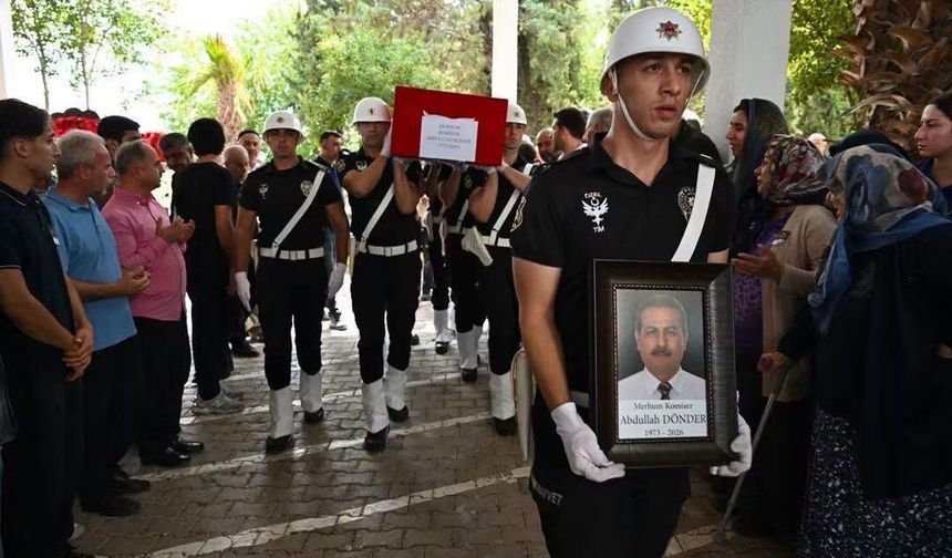 Komiser Abdullah Dönder Son Yolculuğuna Uğurlandı