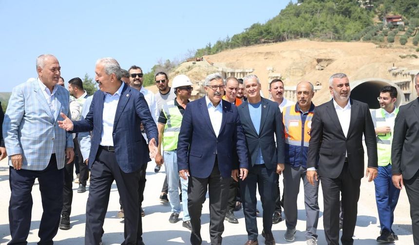 Yayman Belen Tüneli’nde İncelemelerde Bulundu