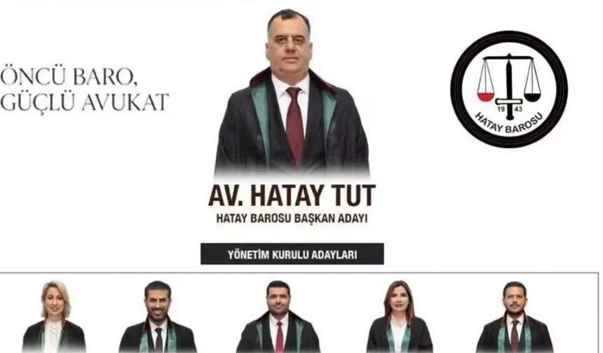 Hatay Barosunda Tut Güven Tazeledi
