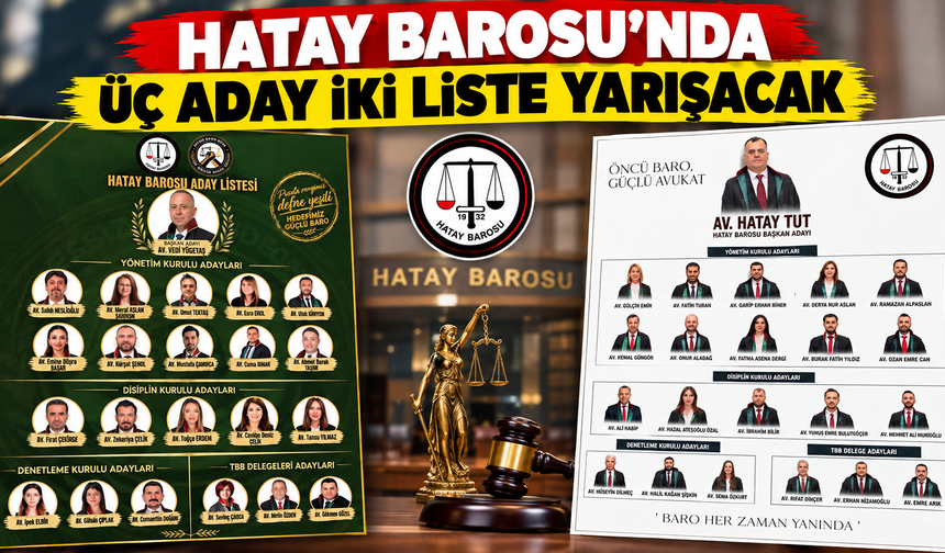 Hatay Barosunda Seçim Heyecanı