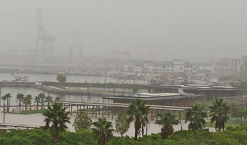 İskenderun’da Toz Taşınımı Etkisi…